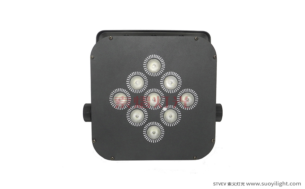 9*12W LED Wireless Battery Par Light